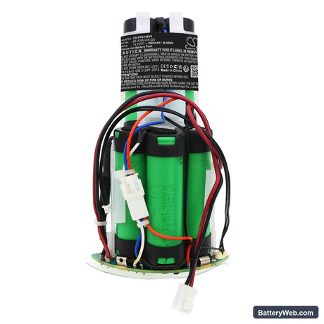 Philips FC6169/01 Replacement Battery, 18V, 2000mAh, Li-ion 3