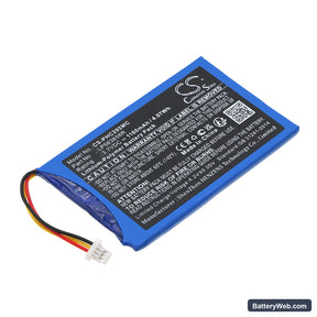 Philips HD CAM 295 Replacement Battery, 3.7V, 1100mAh, Li-Polymer 1