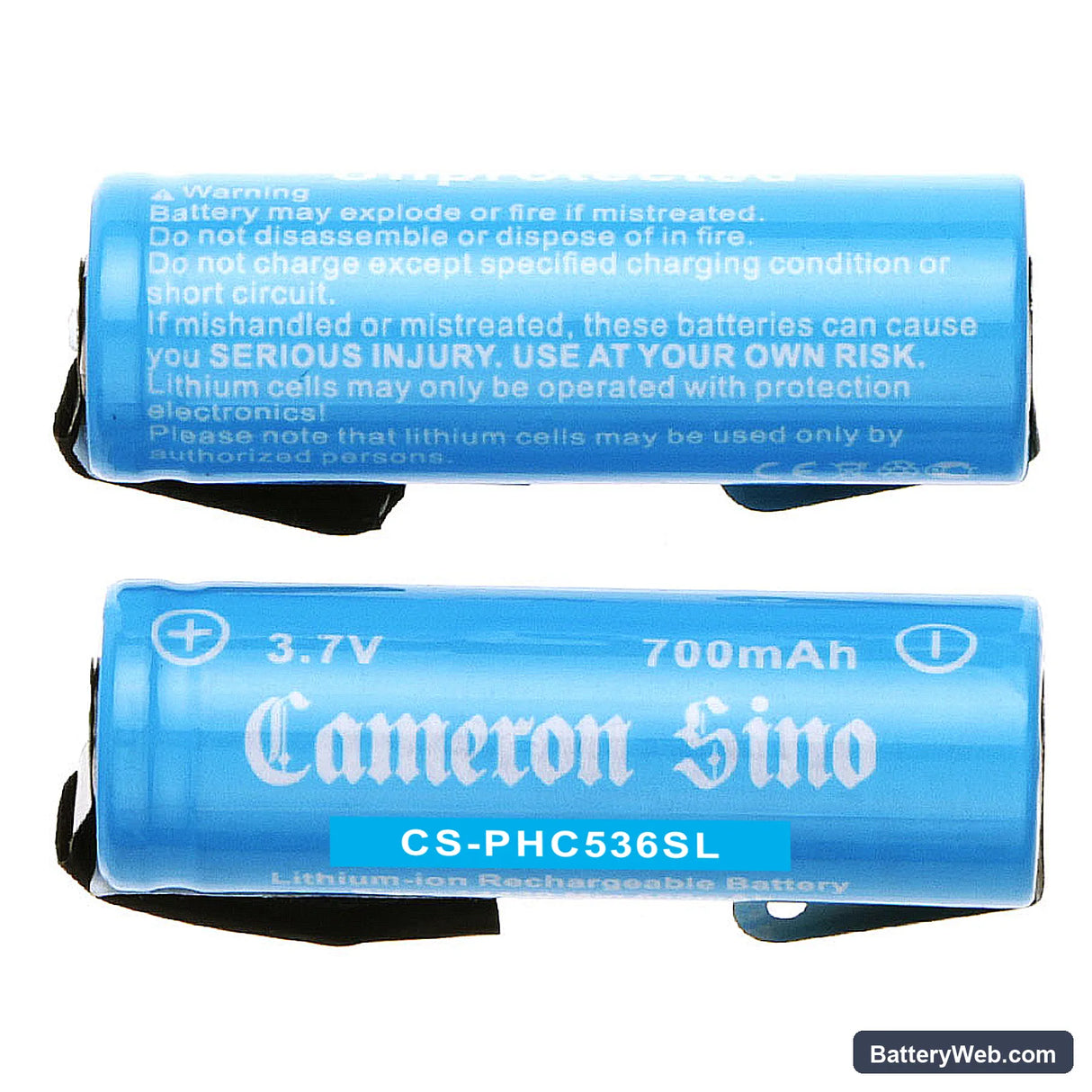 Philips SC5360 Replacement Battery, 3.7V, 650mAh, Li-ion 3
