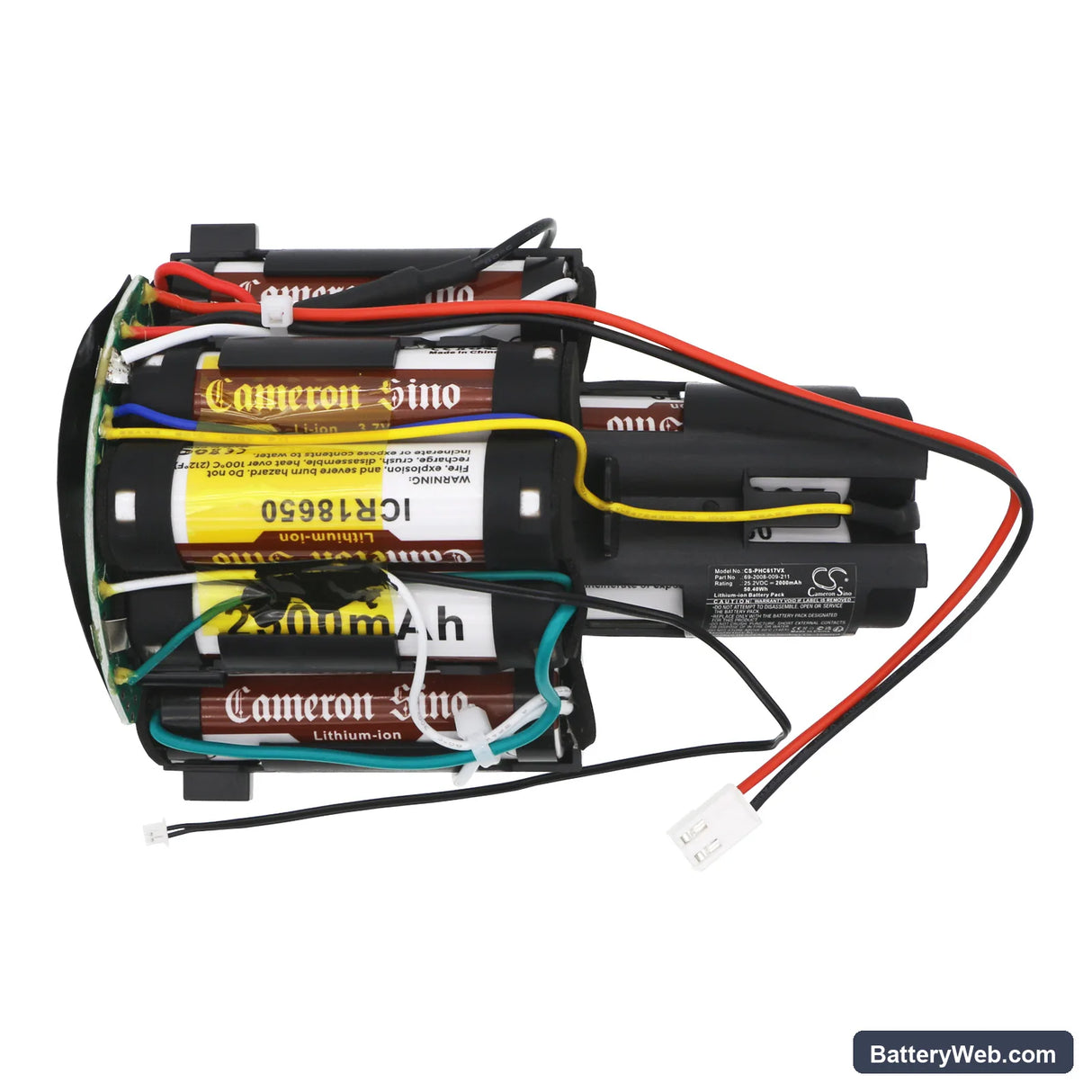 Philips PowerPro Aqua FC6408 Replacement Battery, 25.2V, 2000mAh, Li-ion 3