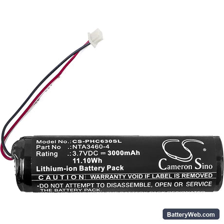 Philips Avent SDC630 Replacement Battery, 3.7V, 3000mAh, Li-ion 3