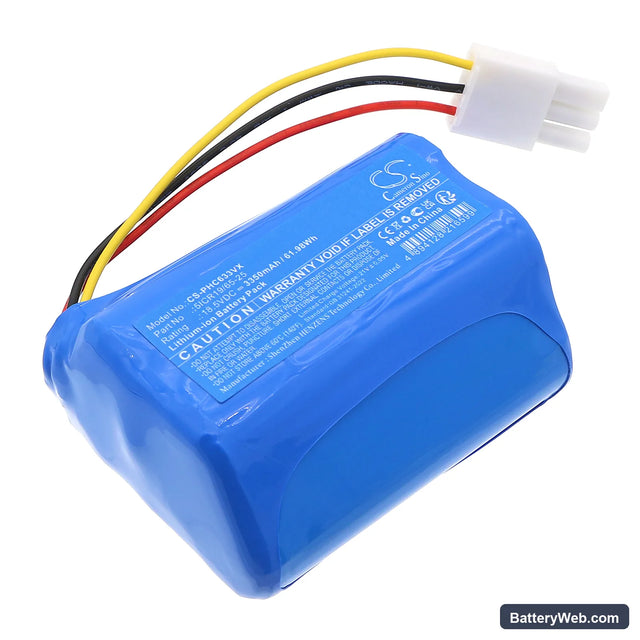 Philips FC6231 Replacement Battery, 18.5V, 3350mAh, Li-ion 1