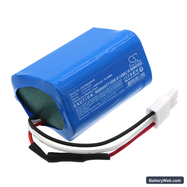 Philips PowerPro Aqua FC6400 Replacement Battery, 14.8V, 2200mAh, Li-ion 1