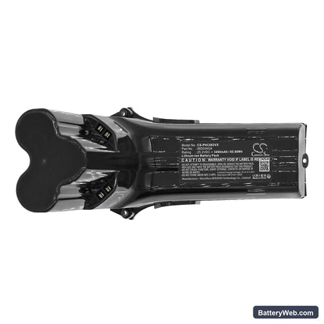 Philips FC6822 Replacement Battery, 25.2V, 3400mAh, Li-ion 5
