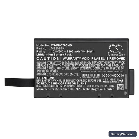 Philips Micron Transport CTG7 Replacement Battery, 10.8V, 7800mAh, Li-ion 5