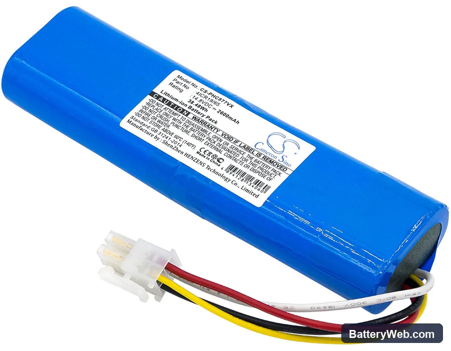 Philips FC8772 Replacement Battery, 14.8V, 2600mAh, Li-ion 1