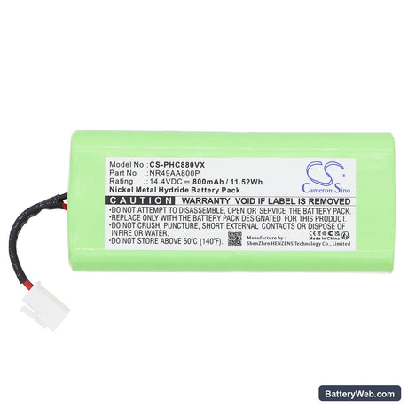 Taurus Striker Slim 079748 Replacement Battery, 14.4V, 800mAh, Ni-MH 3