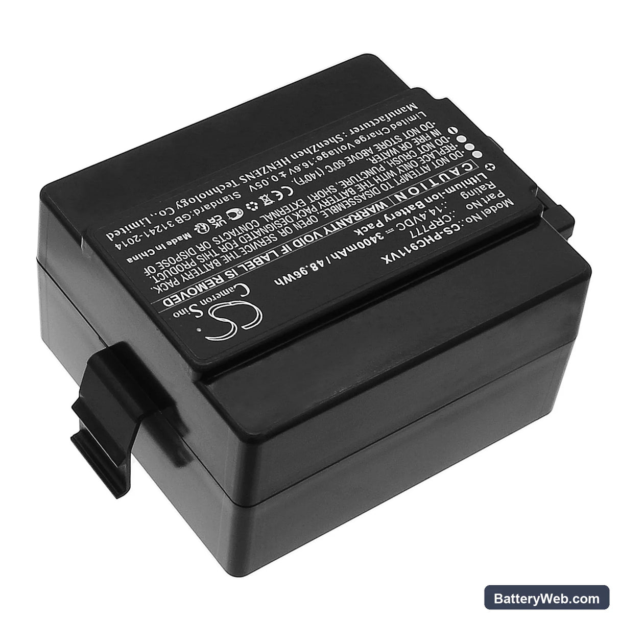 Philips CRP777 Replacement Battery, 14.4V, 3400mAh, Li-ion 2