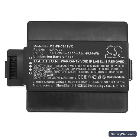 Philips CRP777 Replacement Battery, 14.4V, 3400mAh, Li-ion 5