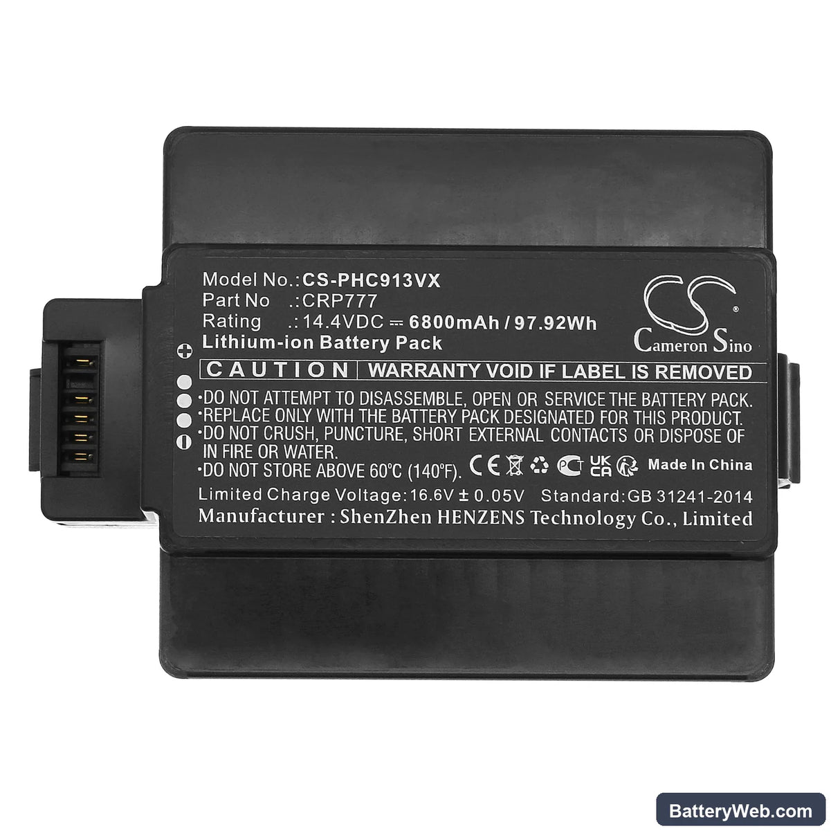 ICLEBO Free Replacement Battery, 14.4V, 6800mAh, Li-ion 5
