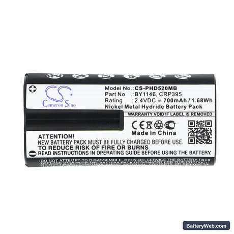 Philips Avent SCD510/75 Replacement Battery, 2.4V, 700mAh, Ni-MH 5
