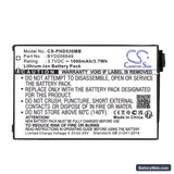Philips Avent Eco SCD535 DECT Replacement Battery, 3.7V, 1000mAh, Li-ion 5