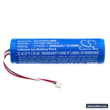 Philips Avent SCD833 Replacement Battery, 3.7V, 3400mAh, Li-ion 3