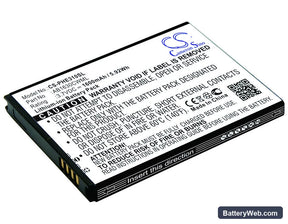 Philips X2560 Replacement Battery, 3.7V, 1600mAh, Li-ion 1