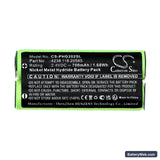 Philips BT9290 Replacement Battery, 2.4V, 700mAh, Ni-MH 5