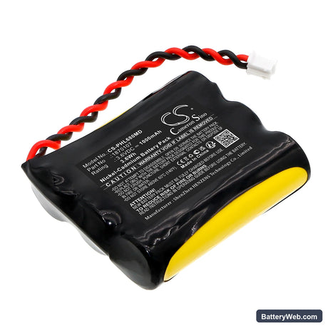 Philips Lifeline Systems 6800XT Communicator Replacement Battery, 3.6V, 1000mAh, Ni-CD 1