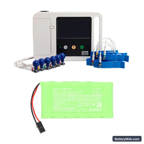 Philips PageWriter 10 Replacement Battery, 7.2V, 2700mAh, Ni-MH 6