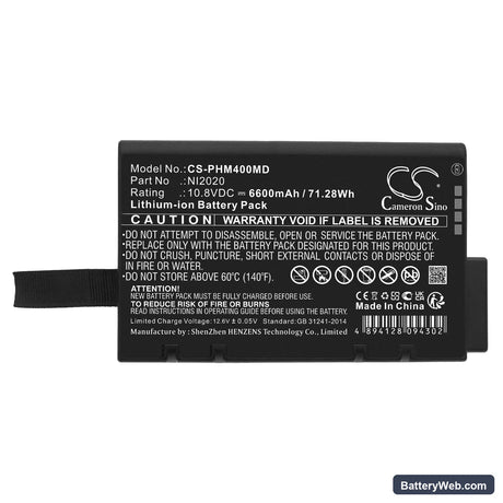 Agilent DSO5014A Replacement Battery, 10.8V, 6600mAh, Li-ion 5