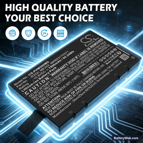 Philips Effica CM100 863300 Replacement Battery, 10.8V, 7800mAh, Li-ion 7