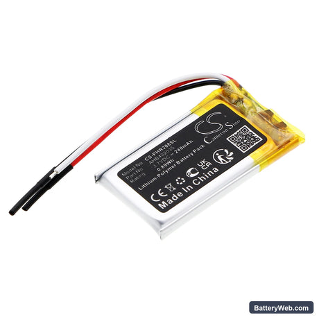 Philips CVR208 Replacement Battery, 3.7V, 240mAh, Li-Polymer 1