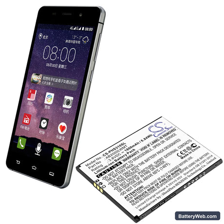 Philips Xenium CTS310X Replacement Battery, 3.8V, 1800mAh, Li-ion 4