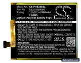 Philips Xenium S356t Replacement Battery, 3.8V, 2000mAh, Li-Polymer 1