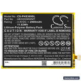 Philips Xenium S369 Replacement Battery, 3.8V, 2900mAh, Li-Polymer 3