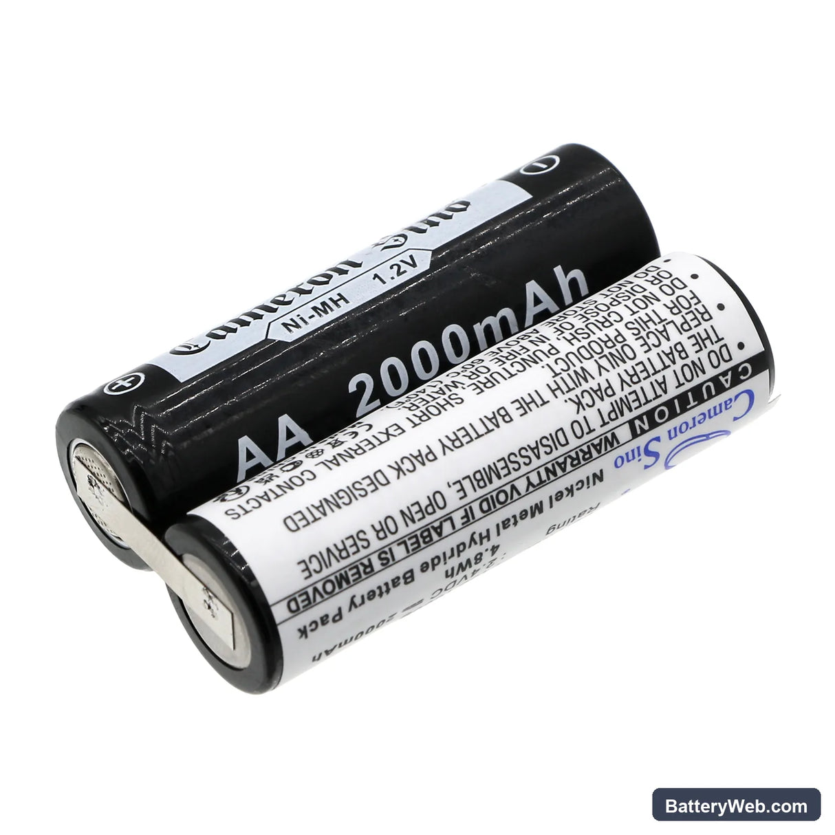 Grundig 8875 Replacement Battery, 2.4V, 2000mAh, Ni-MH 3