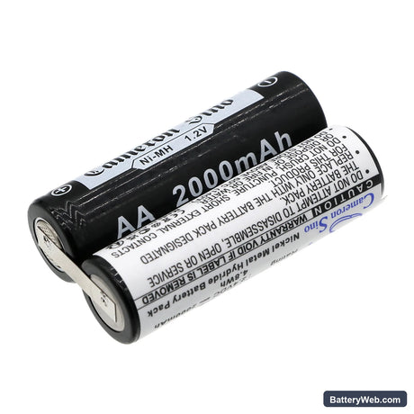 Grundig 8875 Replacement Battery, 2.4V, 2000mAh, Ni-MH 3