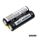 Grundig 8875 Replacement Battery, 2.4V, 2000mAh, Ni-MH 4