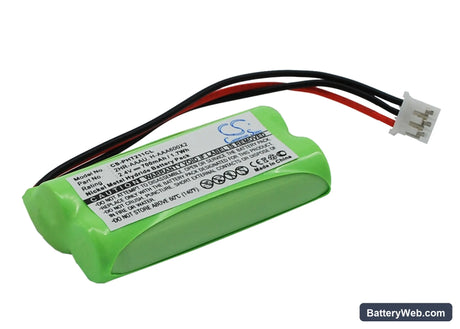 Philips DECT 211 Replacement Battery, 2.4V, 700mAh, Ni-MH 2