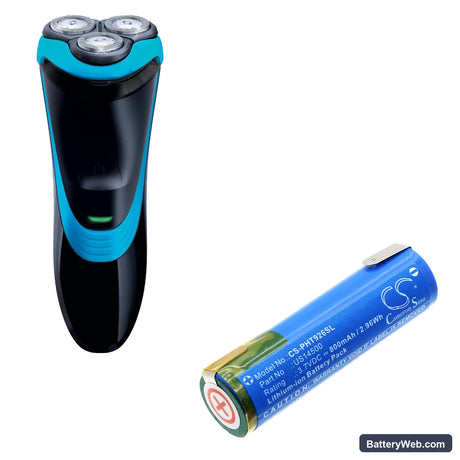 Philips AT750 Replacement Battery, 3.7V, 800mAh, Li-ion 4