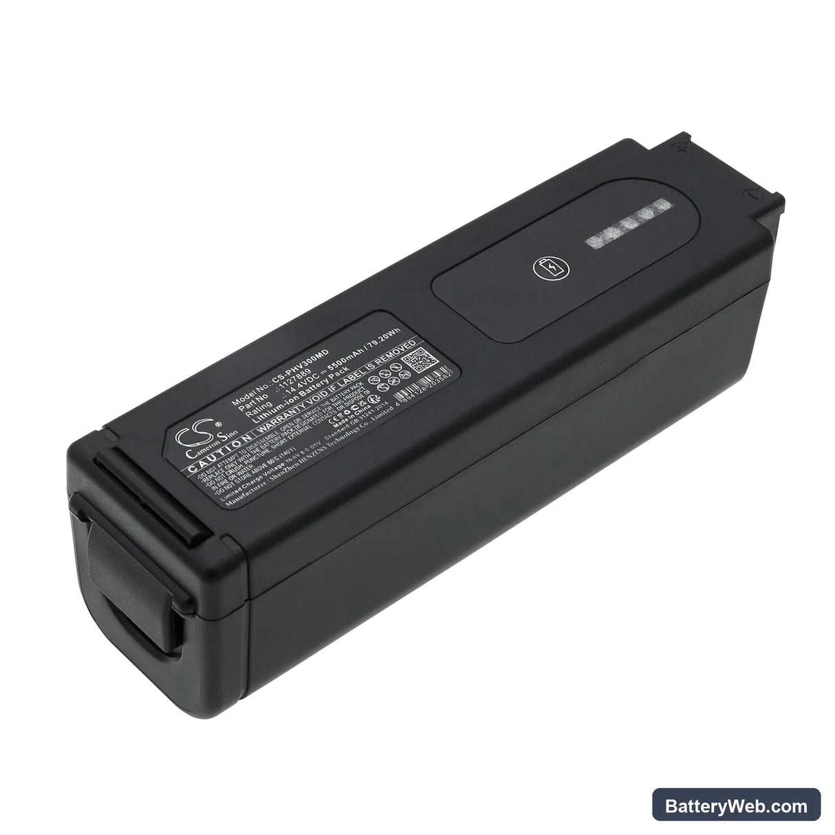 Philips Trilogy EV300 Replacement Battery, 14.4V, 5500mAh, Li-ion 1