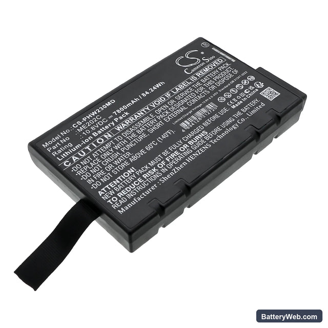 Philips PageWriter TC20 Replacement Battery, 10.8V, 7800mAh, Li-ion 1