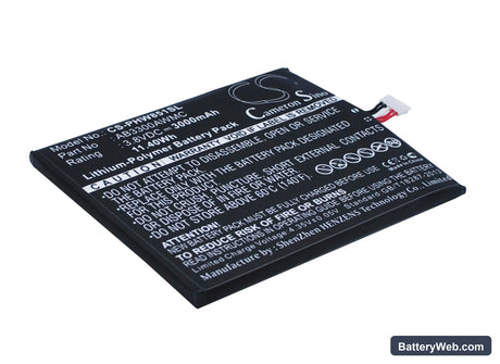 Philips Xenium W8510 Replacement Battery, 3.8V, 3000mAh, Li-Polymer 3