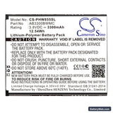 Philips Xenium W8555 Replacement Battery, 3.8V, 3300mAh, Li-Polymer 3
