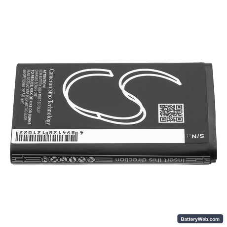 Philips Xenium X116 Replacement Battery, 3.7V, 1100mAh, Li-ion 3
