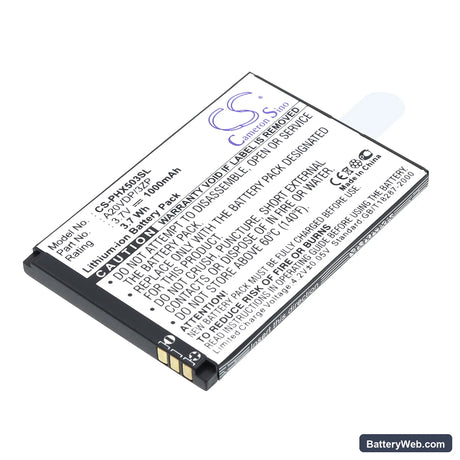 Philips Xenium X503 Replacement Battery, 3.7V, 1000mAh, Li-ion 1