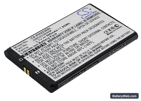 Philips Xenium X530 Replacement Battery, 3.7V, 500mAh, Li-ion 1