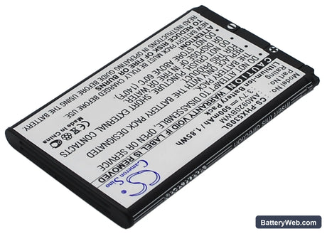 Philips Xenium X530 Replacement Battery, 3.7V, 500mAh, Li-ion 2