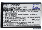 Philips Xenium X530 Replacement Battery, 3.7V, 500mAh, Li-ion 5