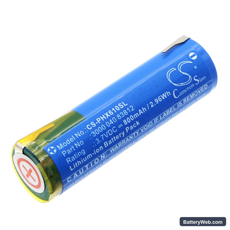 Philips HX6100 series Replacement Battery, 3.7V, 800mAh, Li-ion 1