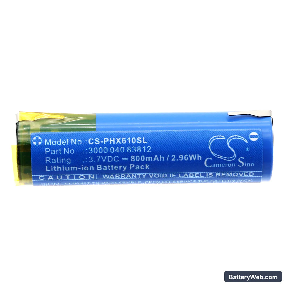 Philips HX6100 series Replacement Battery, 3.7V, 800mAh, Li-ion 3
