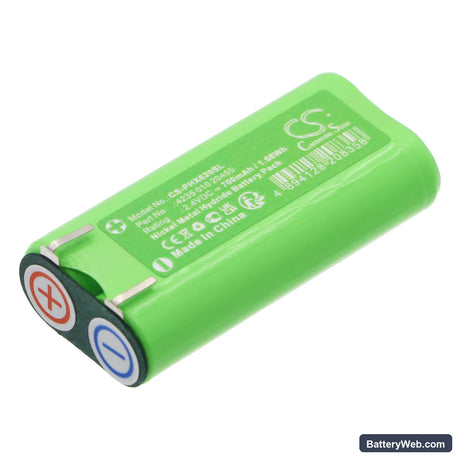 Philips 150923 Replacement Battery, 2.4V, 700mAh, Ni-MH 1