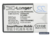 Philips Xenium V726 Replacement Battery, 3.7V, 2200mAh, Li-ion 4