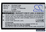 Philips Xenium X710 Replacement Battery, 3.7V, 1500mAh, Li-ion 5