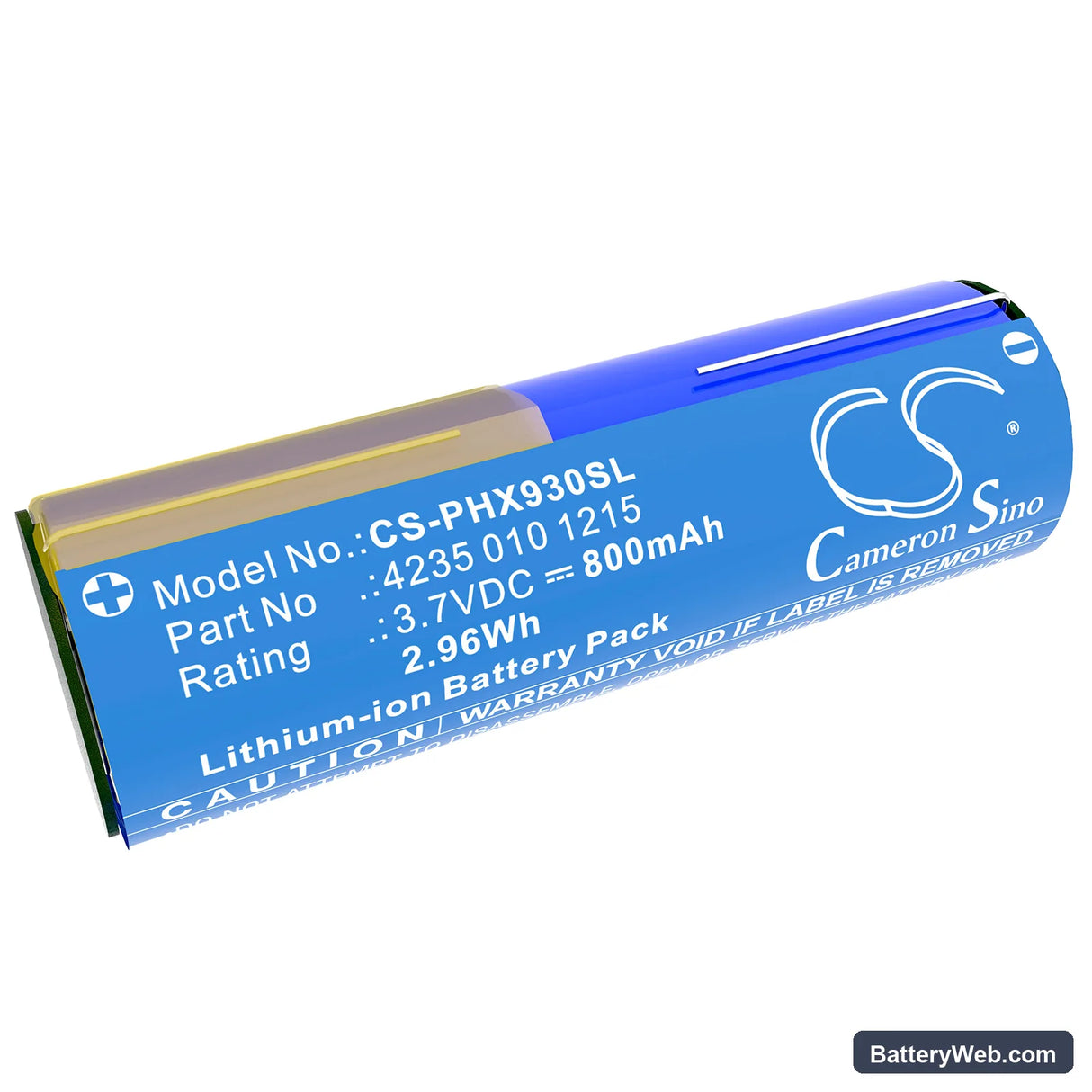 Oral-B 9000 Replacement Battery, 3.7V, 800mAh, Li-ion 1