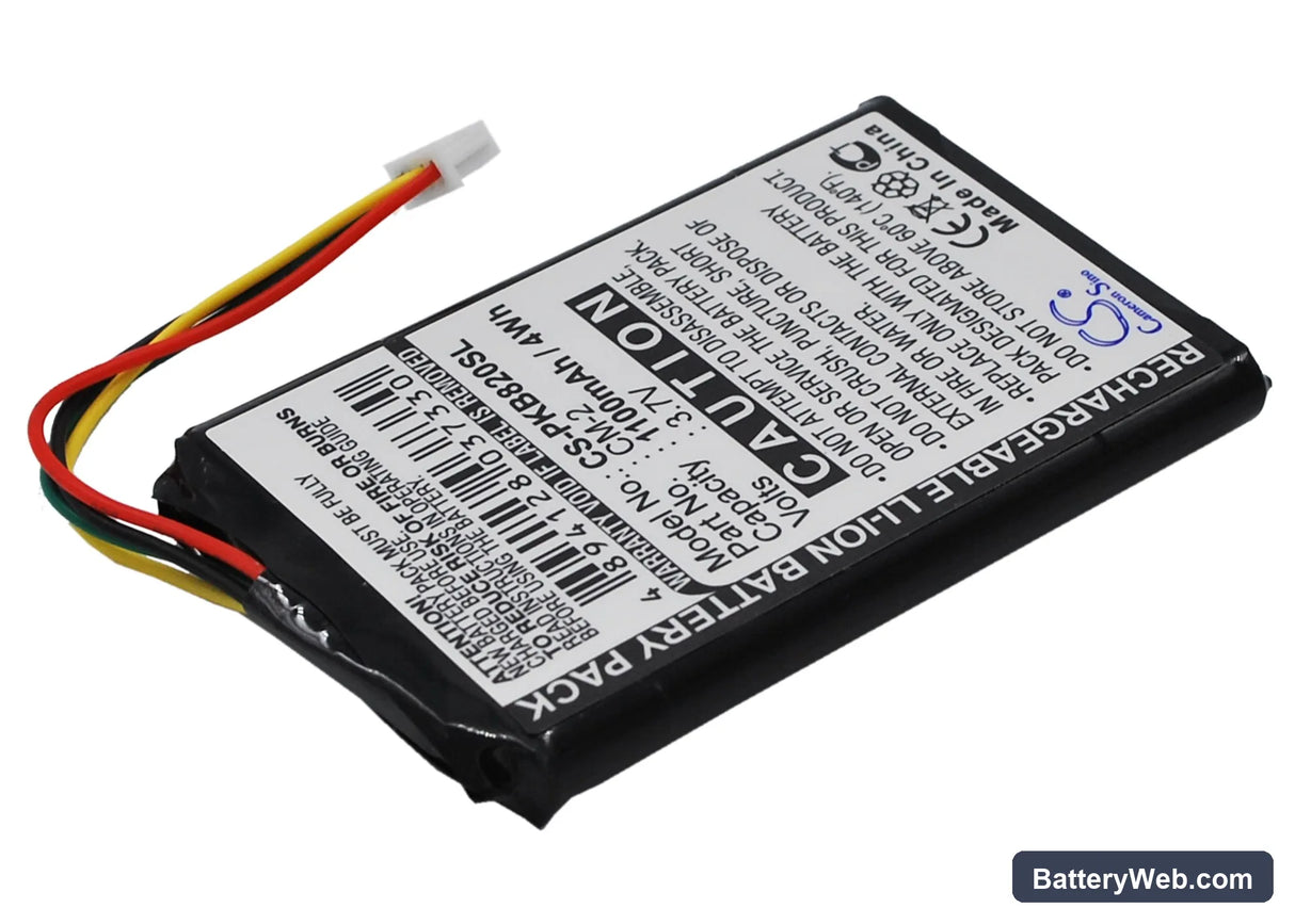Packard Bell Compasseo 820 Replacement Battery, 3.7V, 1100mAh, Li-ion 1