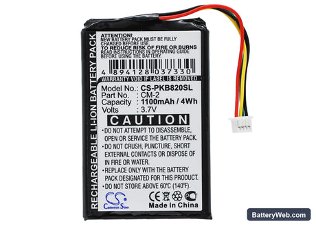 Packard Bell Compasseo 820 Replacement Battery, 3.7V, 1100mAh, Li-ion 5