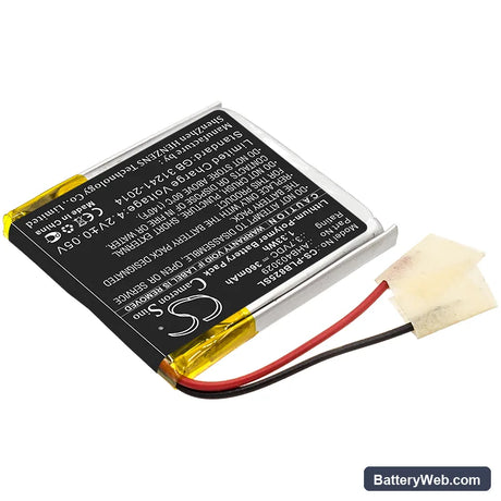 Plantronics Voyager Focus B825 Replacement Battery, 3.7V, 360mAh, Li-Polymer 2